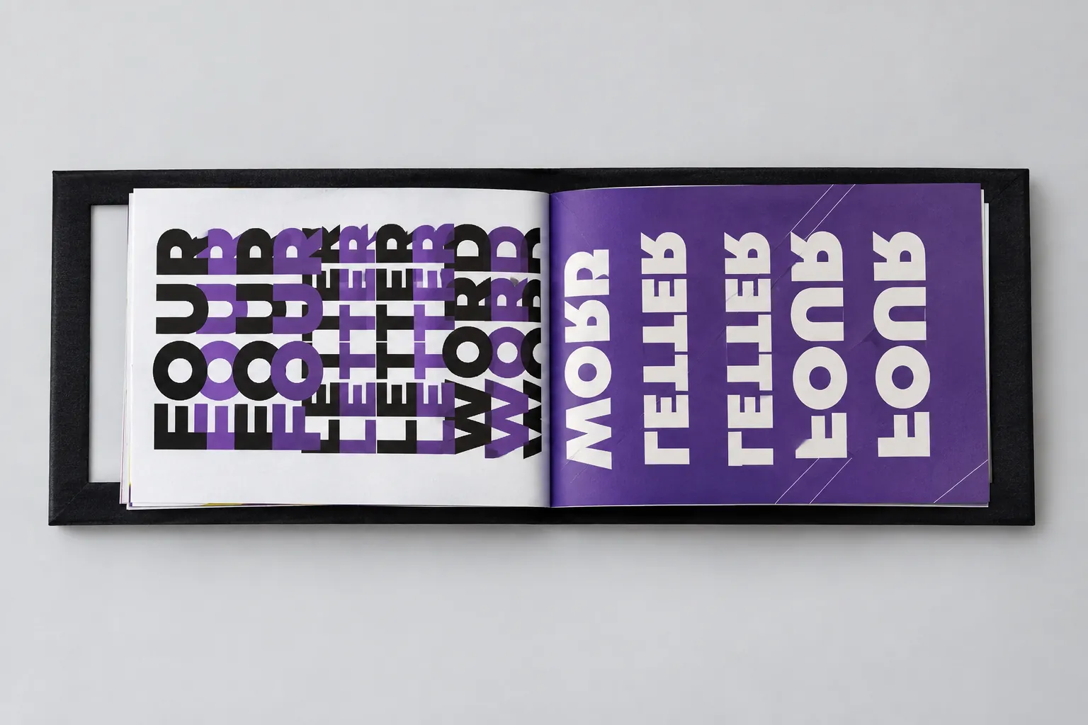A Digital Eye spread, Four Letter Word