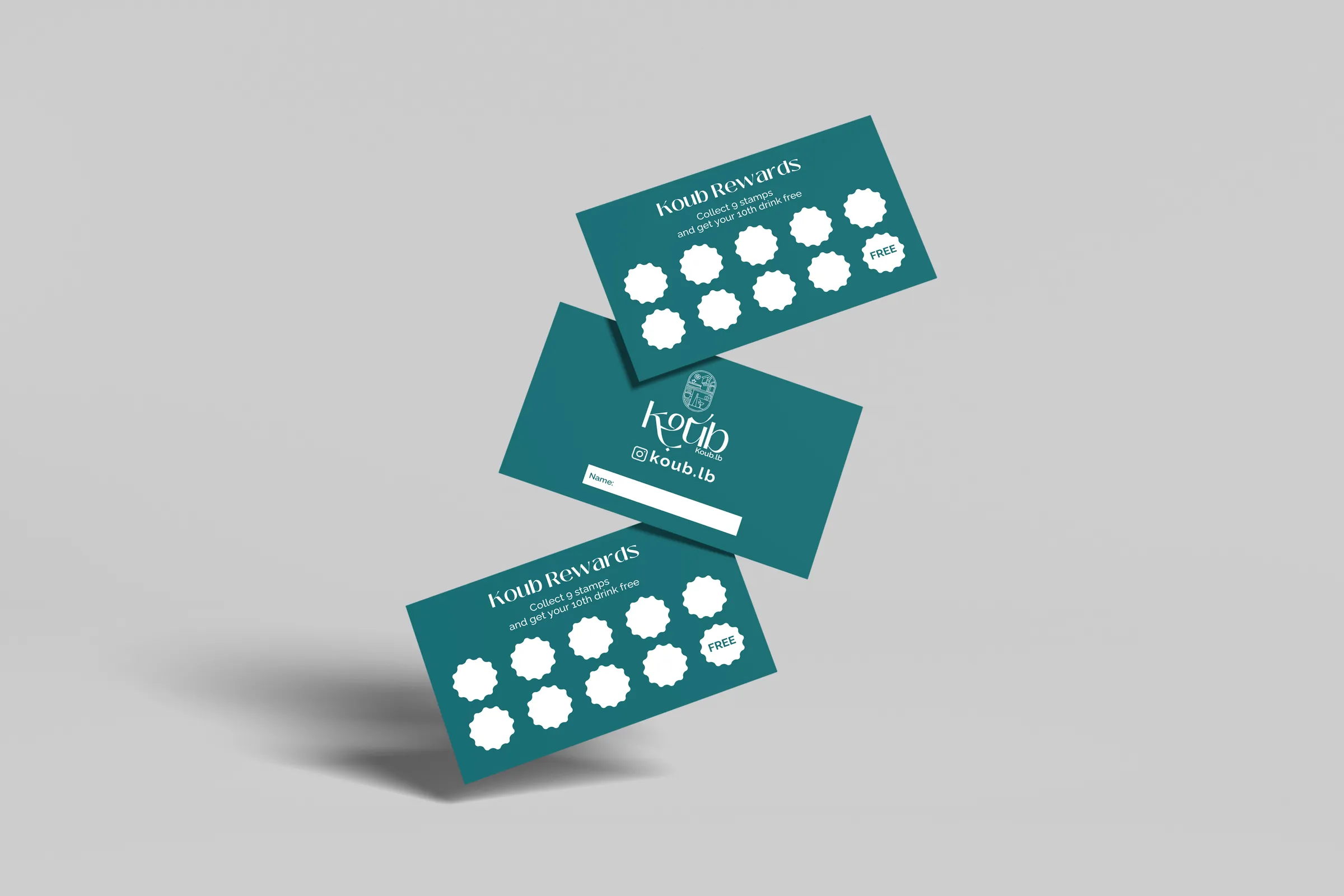 Koub loyalty stamp cards