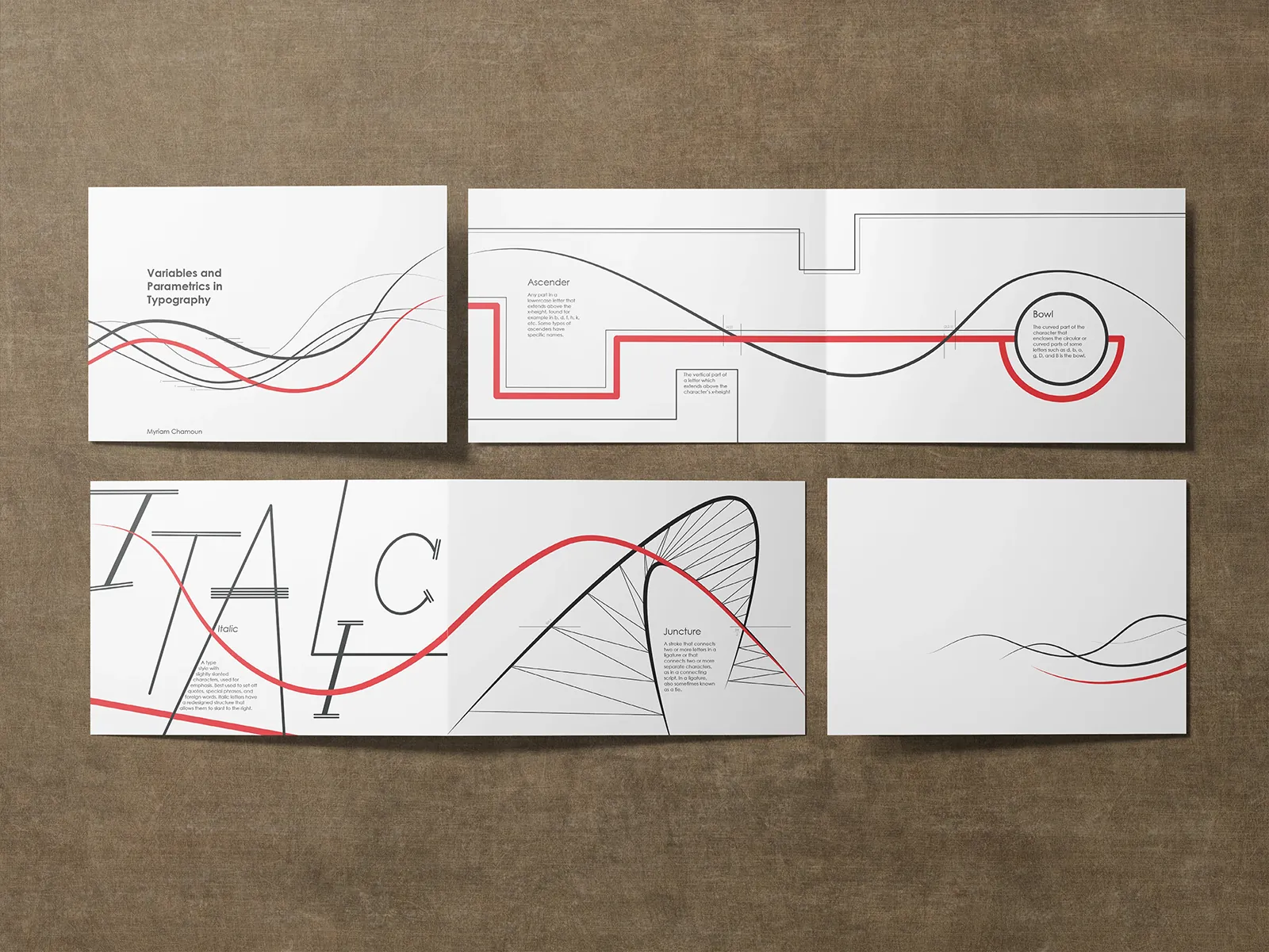 Variables and Parametrics in Typography booklet