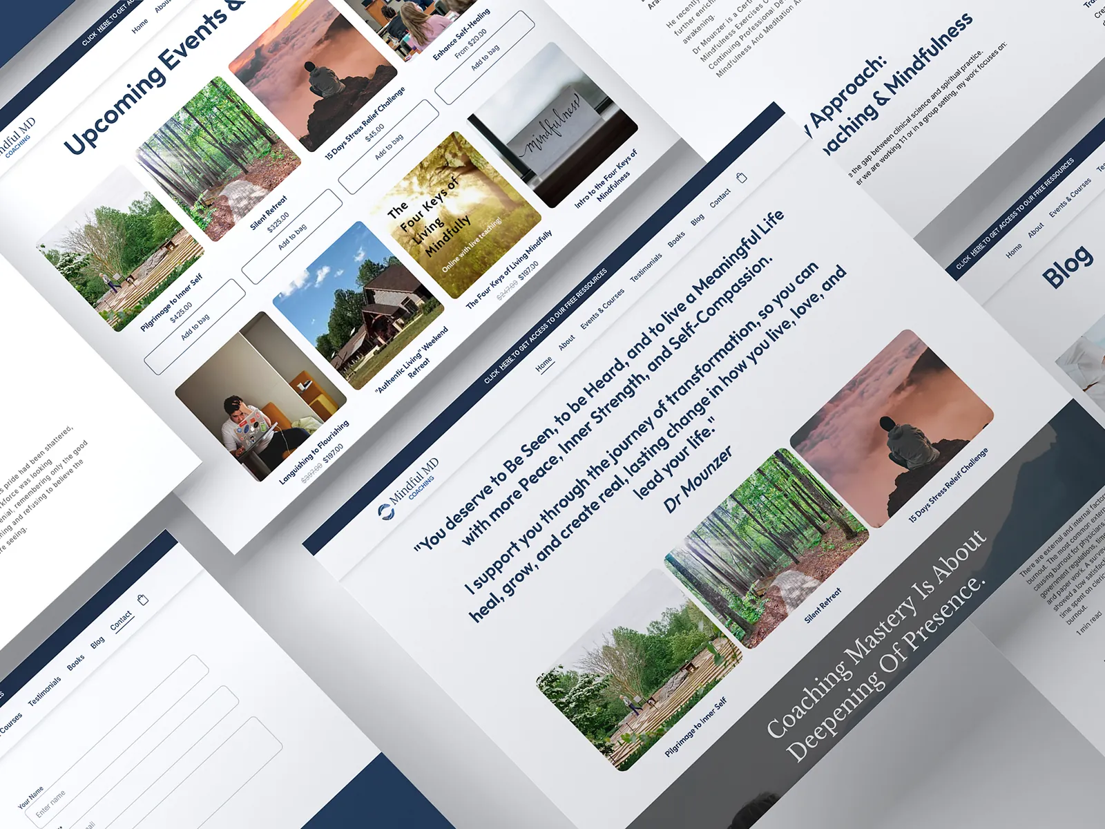 Mindful MD Coaching website design